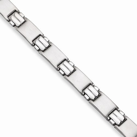 Stainless Steel Brushed and Polished Bracelet