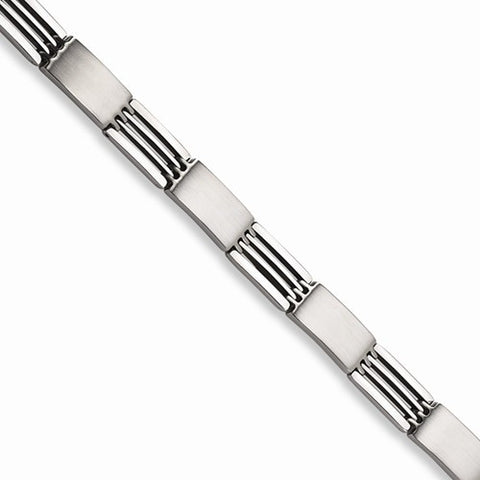 Stainless Steel Brushed and Polished Bracelet