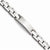 Stainless Steel Brushed Link Id Bracelet