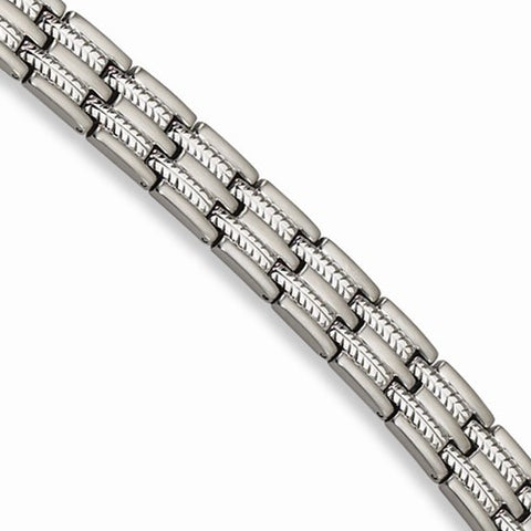 Stainless Steel Brushed and Polished Bracelet