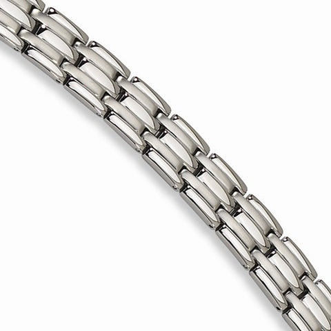 Stainless Steel Brushed and Polished Bracelet