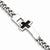 Stainless Steel Enameled Cross Bracelet