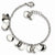 Stainless Steel Fancy Dangle Bracelet