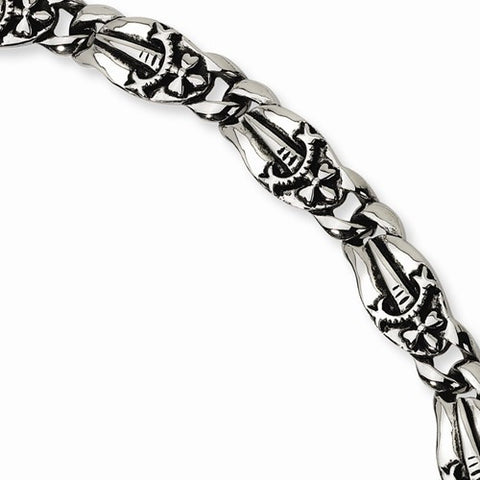 Stainless Steel Gothic Bracelet