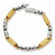 Stainless Steel Yellow Ip-Plated Link Bracelet