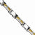 Stainless Steel Yellow Ip-Plated Cable with Czs Bracelet