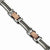 Stainless Steel Chocolate Ip-Plated Bracelet