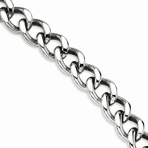 Stainless Steel Polished Large Link Bracelet