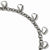 Stainless Steel Polished Hearts Bracelet