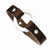 Stainless Steel Brown Leather Bracelet