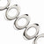 Stainless Steel Brushed & Polished Circles Bracelet