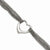 Stainless Steel Multi-Row Chain with Heart Toggle Bracelet