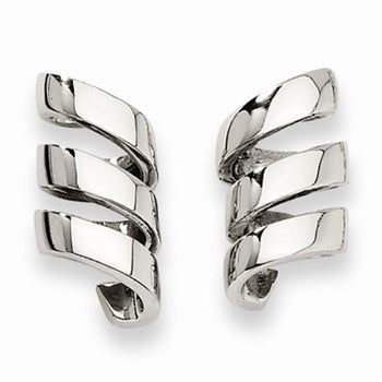 Stainle Steel Polished Post Earrings