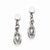 Stainle Steel Polished Post Dangle Earrings