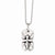 Stainless Steel Dagger Cross Dog Tag Necklace