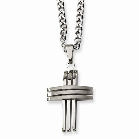 Stainless Steel Cross Necklace