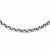 Stainless Steel Polished Ovals Necklace