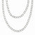 Stainless Steel Multi Chain Layered Necklace