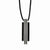 Stainless Steel Polished & Black Ip-Plated Necklace