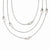 Polished Swirl Layered Slip-On Necklace