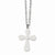 Stainless Steel Polished Cross Necklace