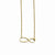 Stainless Steelfinity Yellow Ip-Plated Polished Necklace