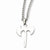 Stainless Steel Double Ax Necklace