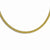 Stainless Steel Yellow Ip-Plated Textured Necklace