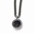 Stainless Steel Polished Blue Sandstone Ext Reversible Necklace