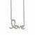 Stainless Steel Polished Love CZs Necklace