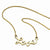 Stainless Steel Polished Yellow Ip-Plated Love Necklace