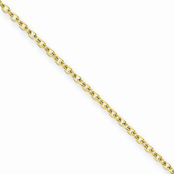 Stainless Steel Gold Ip Plated Cable Chain