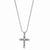 Stainless Steel Cross Pendant On Necklace