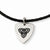 Stainless Steel Enameled Trinity Pendant On Necklace