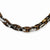 Stainless Steel Chocolate Ip-Plated Necklace