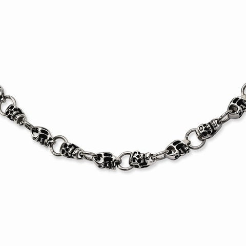 Stainless Steel Skull Necklace