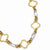 Stainless Steel Yellow Ip-Plated Fancy Link Extender Necklace