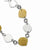 Stainless Steel Yellow Ip-Plated Fancy Link Necklace