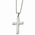 Stainless Steel Fancy Cross Pendant On Necklace