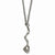 Stainless Steel Fancy Swirl Necklace