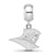 Providence College Small Charm Dangle Bead in Sterling Silver