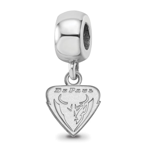 Sterling Silver LogoArt Depaul University Xs Dangle Bead Charm