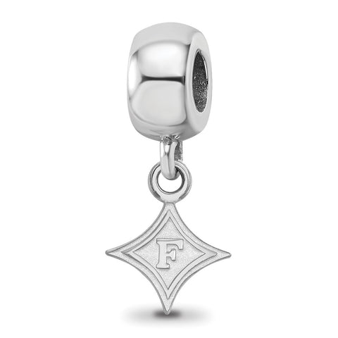 Sterling Silver LogoArt Furman University Xs Dangle Bead Charm