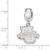 Marquette University Small Charm Dangle Bead in Sterling Silver