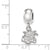 Wichita State University Xs Charm Dangle Bead Charm in Sterling Silver