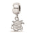 Sterling Silver LogoArt Wichita State University Xs Dangle Bead Charm