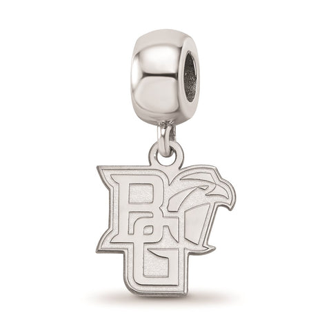 Sterling Silver LogoArt Bowling Green State University Small Dangle Bead