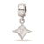 Sterling Silver LogoArt Furman University Small Dangle Bead