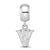 Washington University In St. LouisCharm Bead Xs Dangle in Sterling Silver