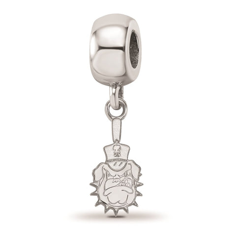 Sterling Silver LogoArt The Citadel Small Dangle Bead